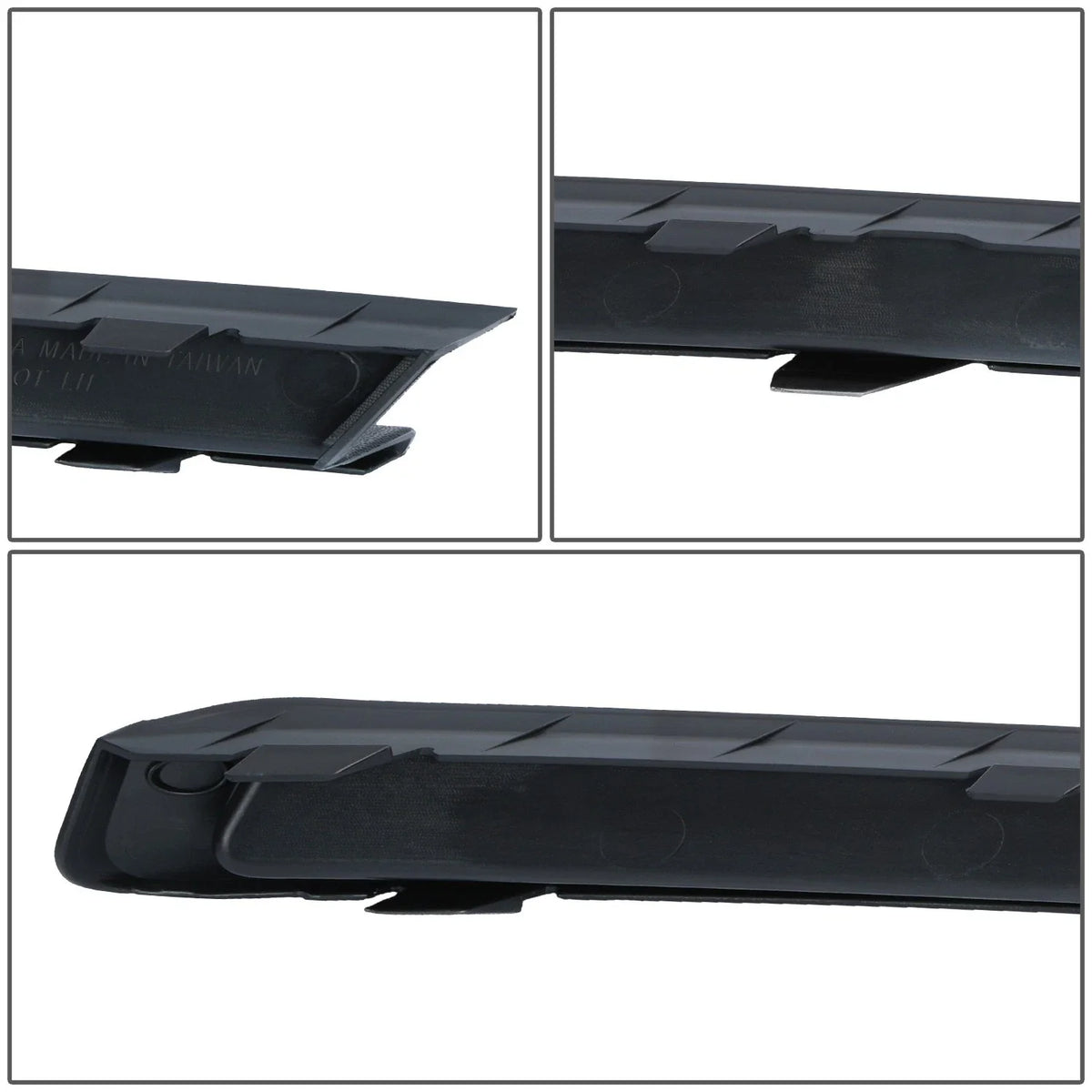 Black Fog Light Cover Filler for 2015-2018 Volkswagen Jetta - Left Side