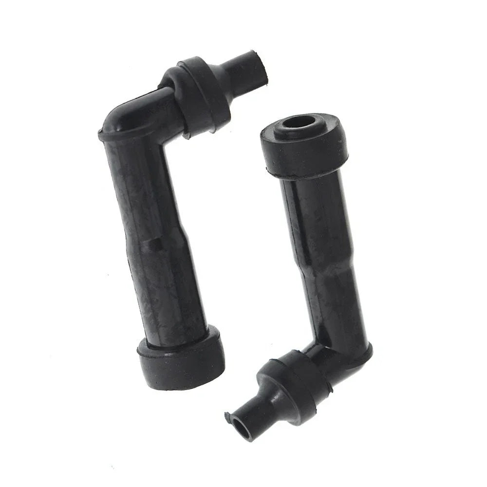 Set of 2 Spark Plug Boot Caps Resistor XB05F for ATV Motorcycle (Year Range)