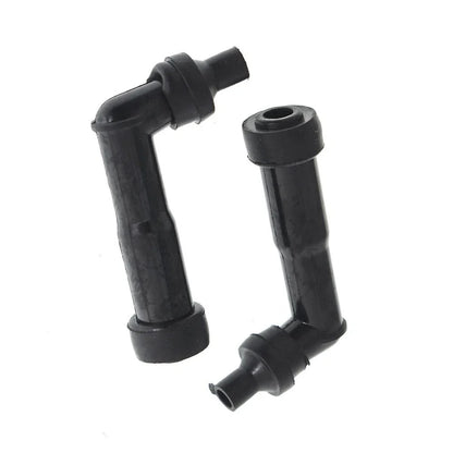 Set of 2 Spark Plug Boot Caps Resistor XB05F for ATV Motorcycle (Year Range)