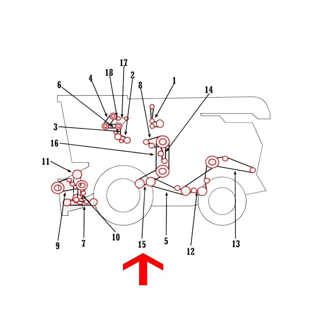 Traction Drive Belt for AM834176M1 (Hydrostatic)
