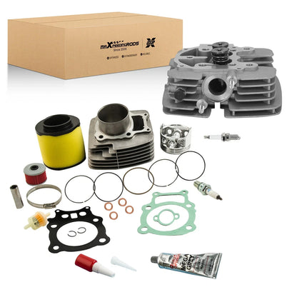 Cylinder Head w/ Piston Gasket Kit for TRX350 Rancher 2000-2006