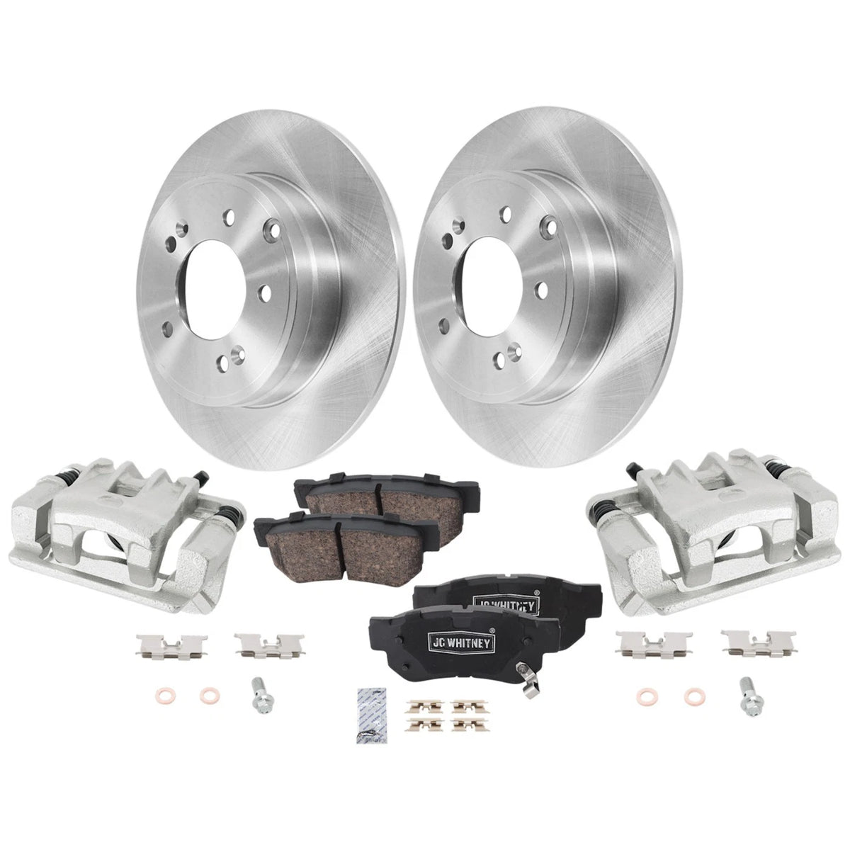 2X Rear Brake Kit with Calipers for Hyundai Sonata (2006)