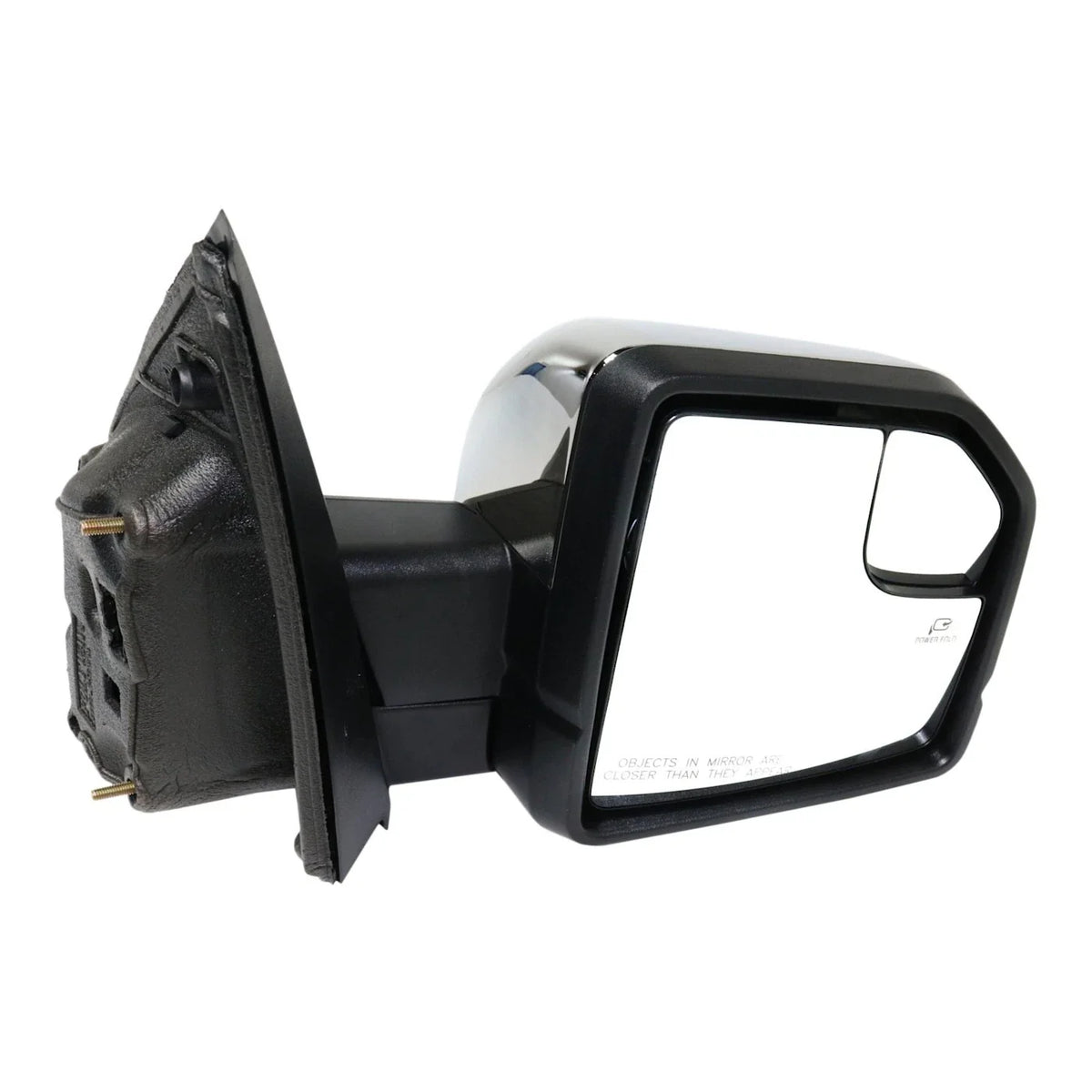 Right Side Mirror for Ford F-150 (2015–2018) Power Heated Chrome Signal Light