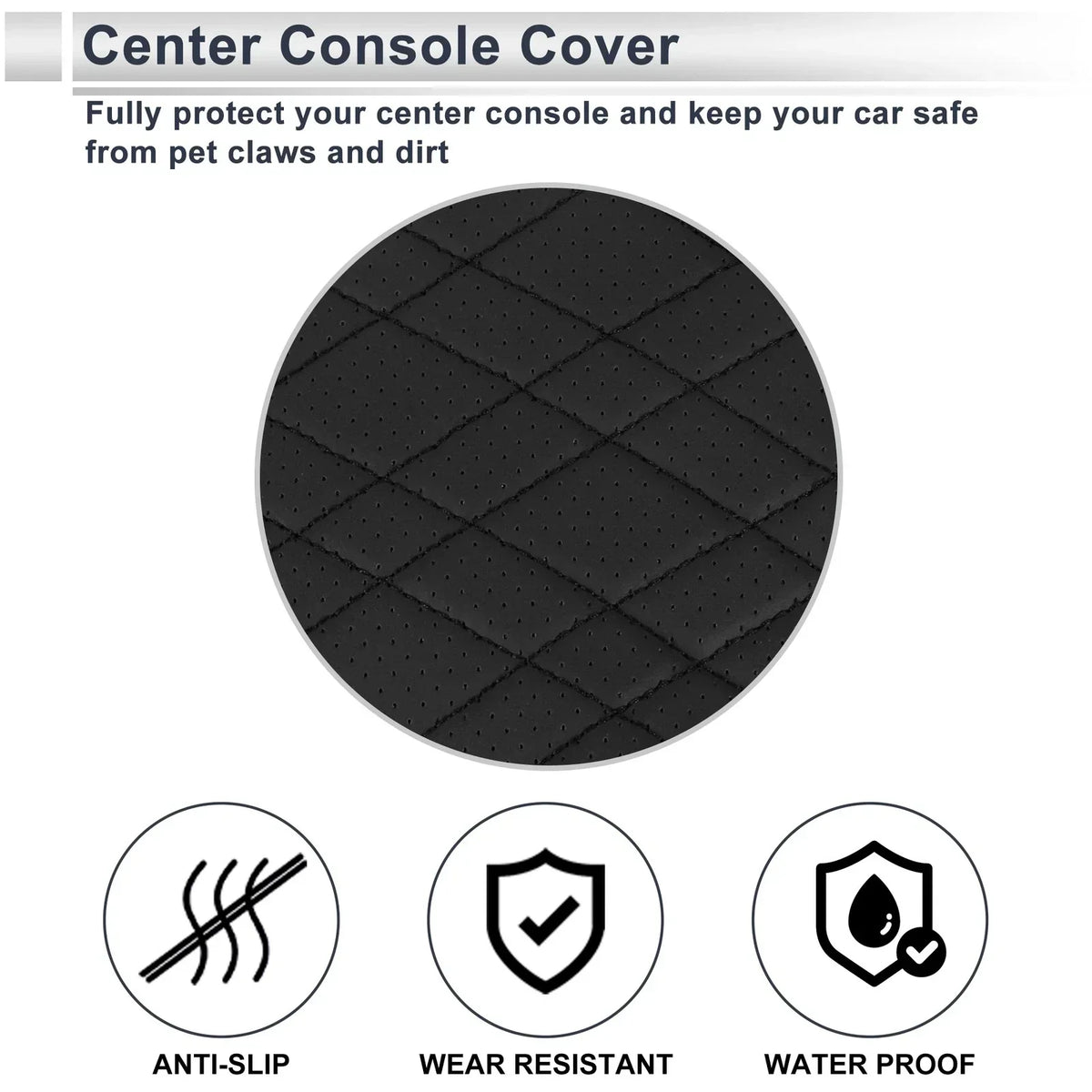 1 Piece Center Console Cover for BMW X3 (2018-2024)