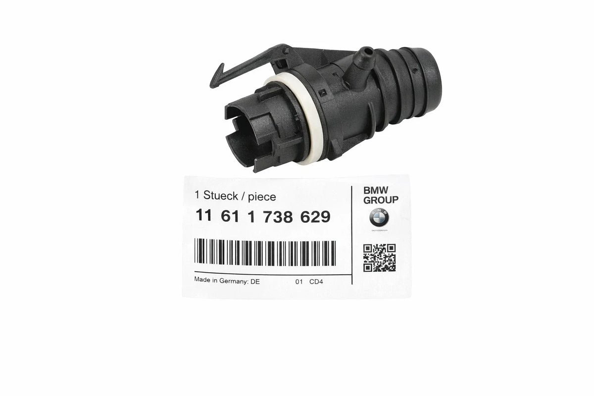 Genuine OEM Engine Air Distribution Hose Connector for BMW 325i, M3 (2006–2013) 11611738629