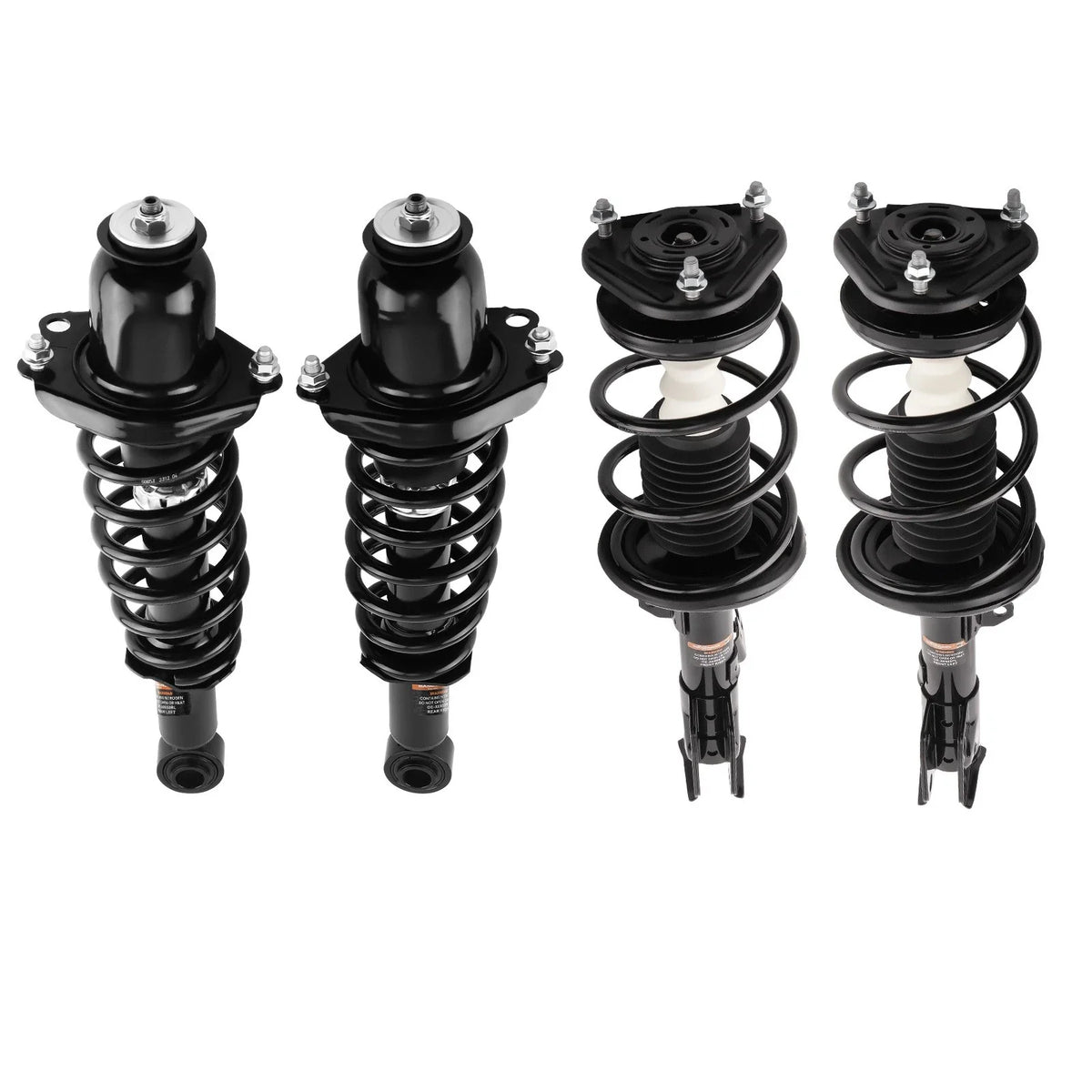 4-Piece Strut Assembly for 2009-2013 Toyota Corolla 1.8L w/ M10 Stud