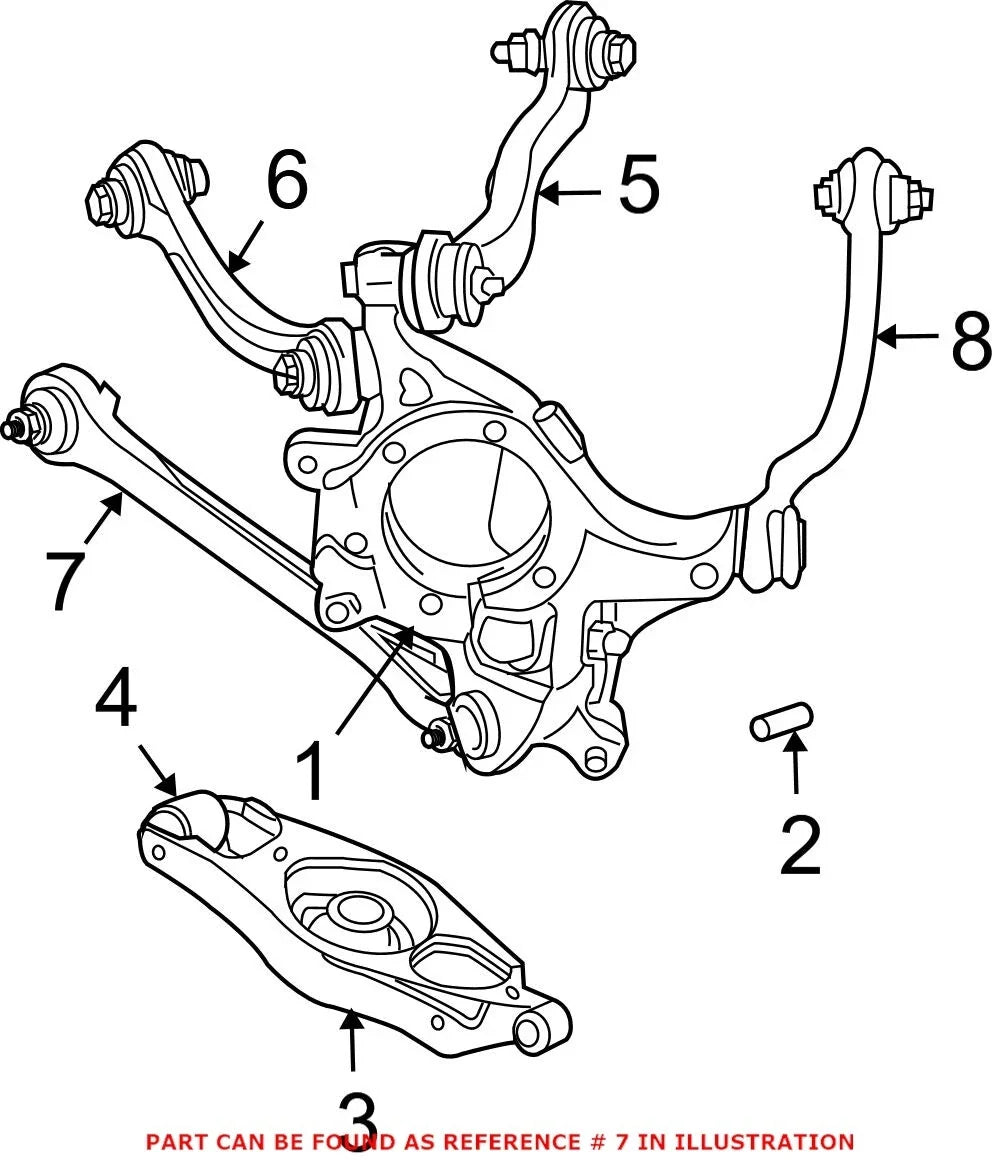 Toe Compensator Link Assembly for Dodge Charger Challenger 300 (2011–2023)