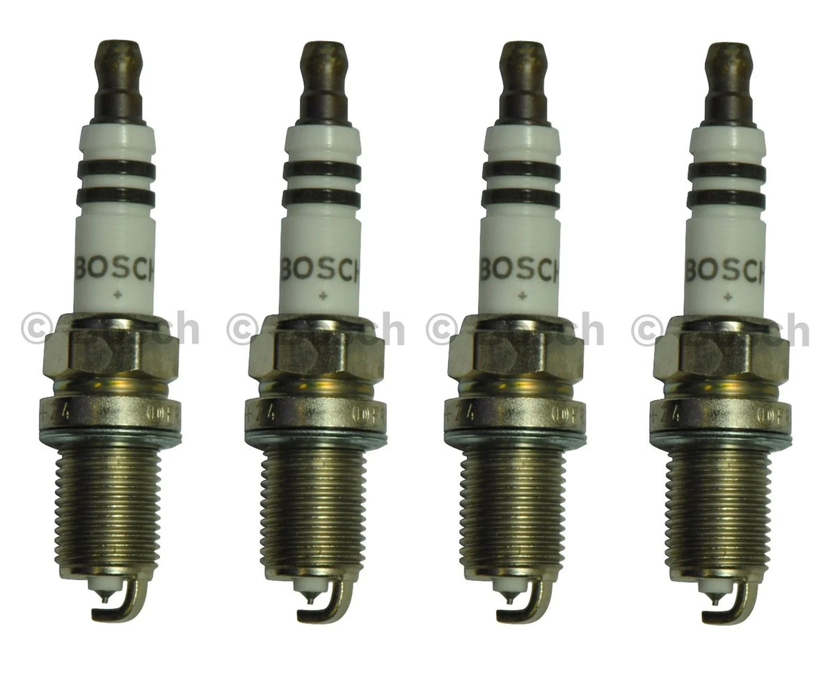 Set of 4 Double Platinum Spark Plugs for Audi A4 Q VW Jetta (OEM)