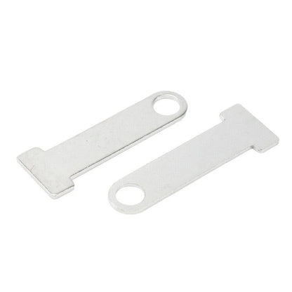D-Ring Lock Extensions for Helmet (1 Pair) - Stainless Steel 3.5" 1/4"