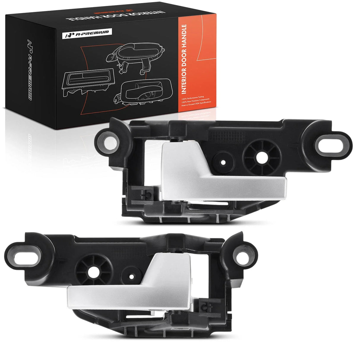 2X Front Plastic Interior Door Handle for Ford Five Hundred (2005–2007)
