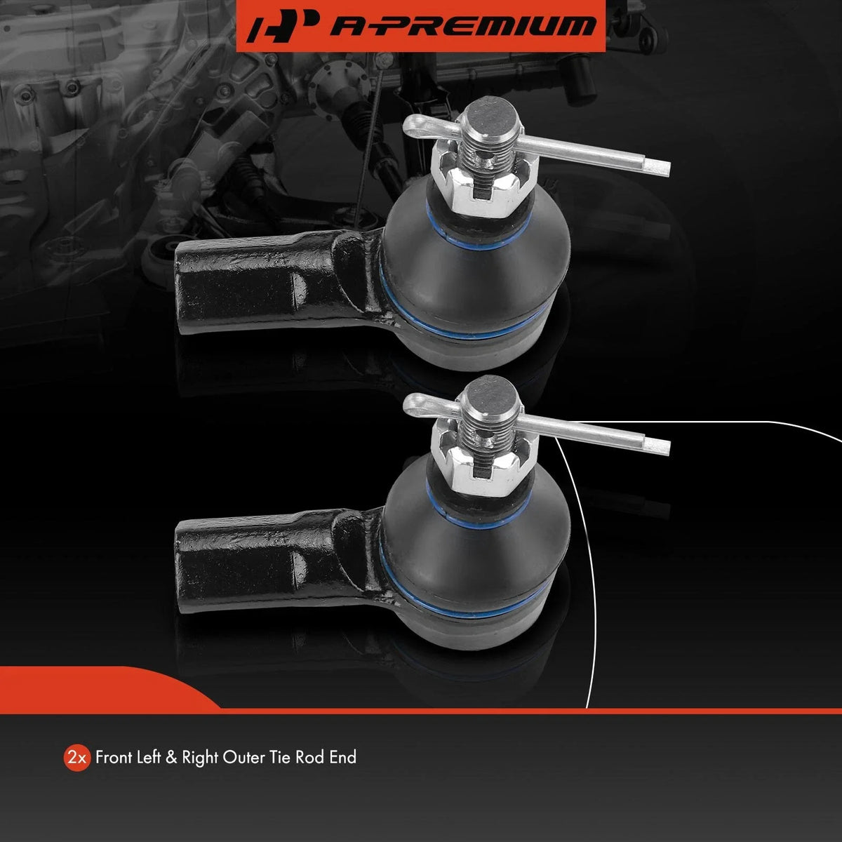 Front Outer Tie Rod End Set for Honda Element 2003–2011 & Acura RSX