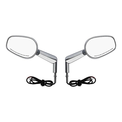 Rear View Mirrors with LED Turn Signals for Harley V Rod VRSCF Muscle (2002–2017)