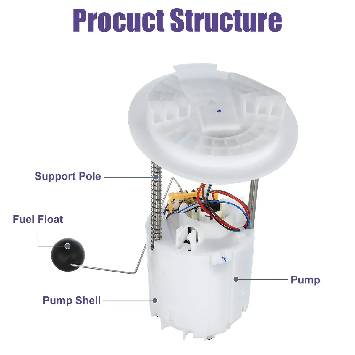 Electric Fuel Pump Assembly for 3.5L 5.7L Dodge Challenger (2008-2023)