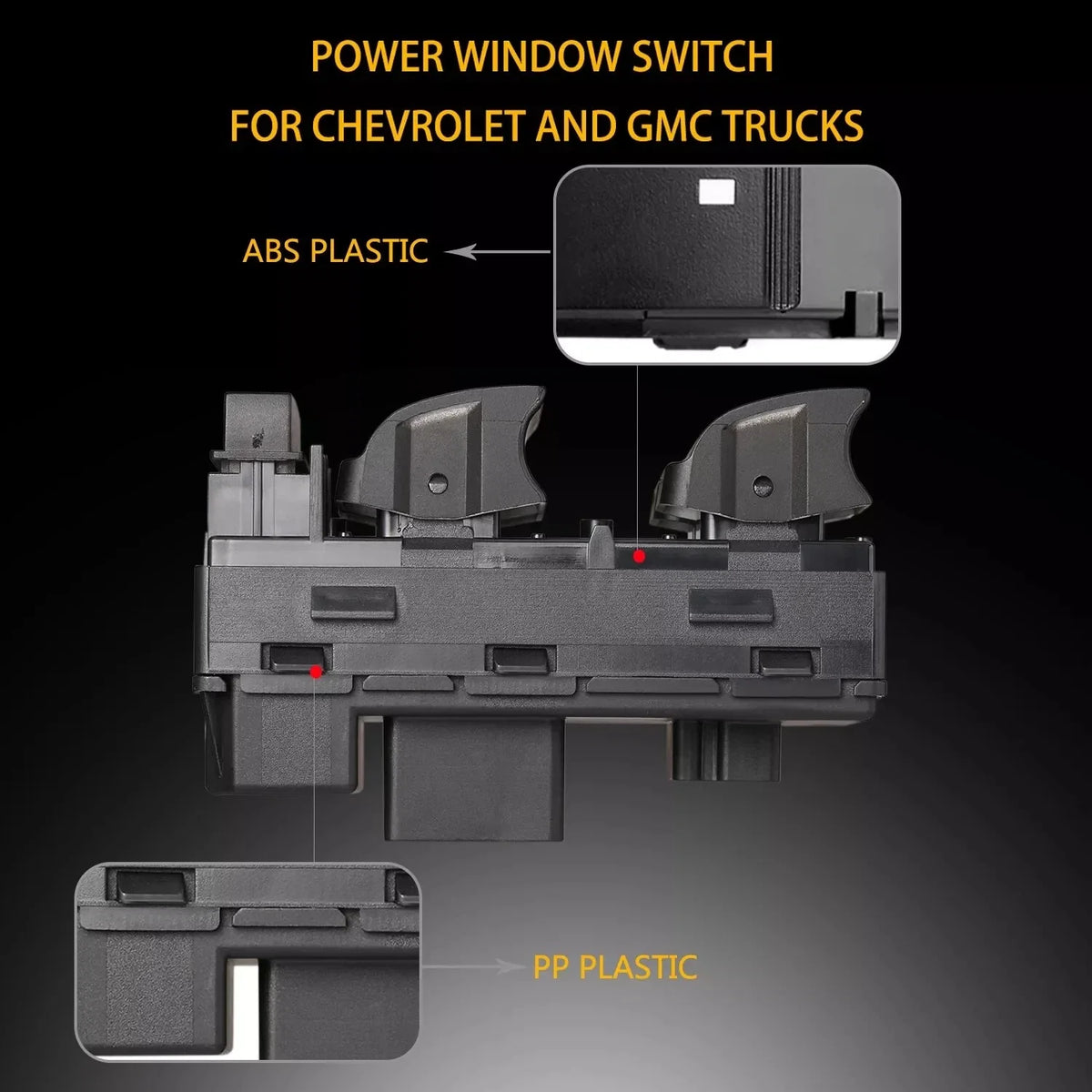 Master Power Window Switch for Chevy Silverado 2007-2015 20945129