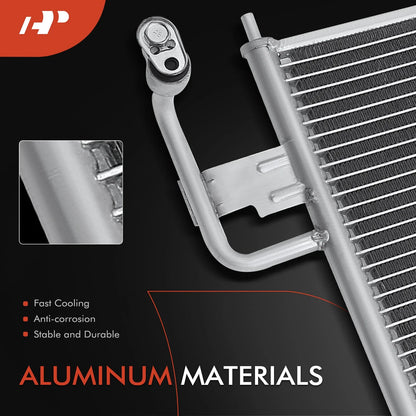 A/C Condenser for Infiniti Armada (2004-2015) with Receiver Drier