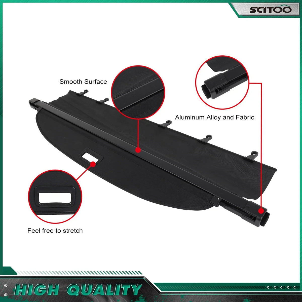 Retractable Cargo Cover for Murano 2015–2024