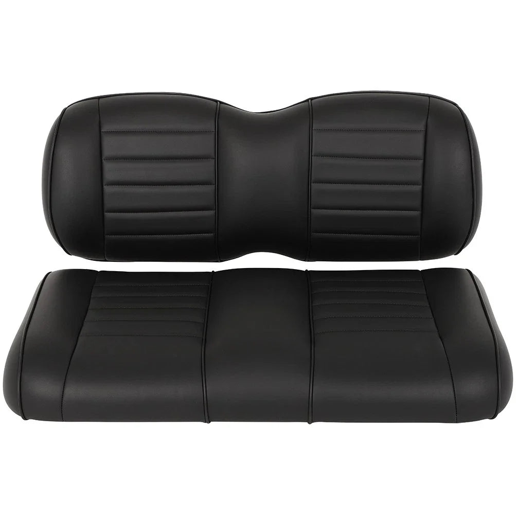 Set of 2 Black Front Cushions for E-Z-GO TXT (2000–2023)