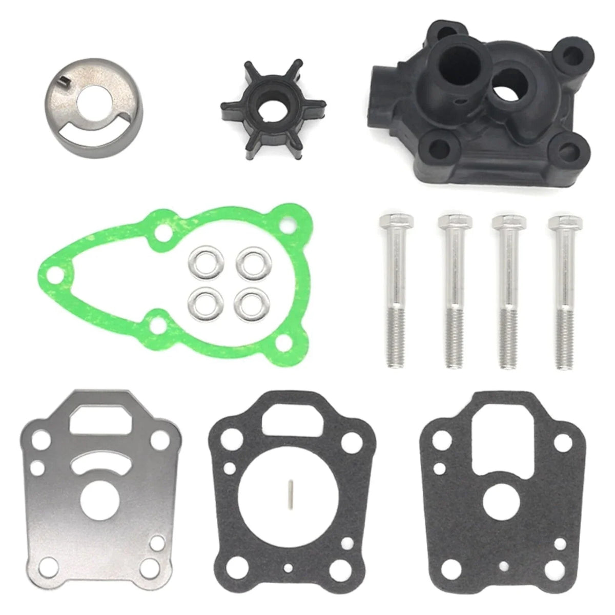 Water Pump Impeller Service Kit for Mercury Outboard F4 F5 F6 (16159A03, 8M0155395)