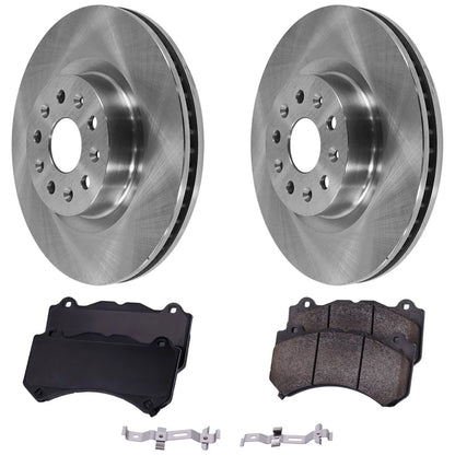 Brake Disc Rotors and Front Pads Set for 2017-2020 Camaro