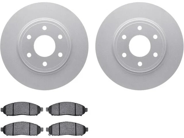 Front Brake Pad and Rotor Kit for Suzuki Equator (2009–2012) TX521XW