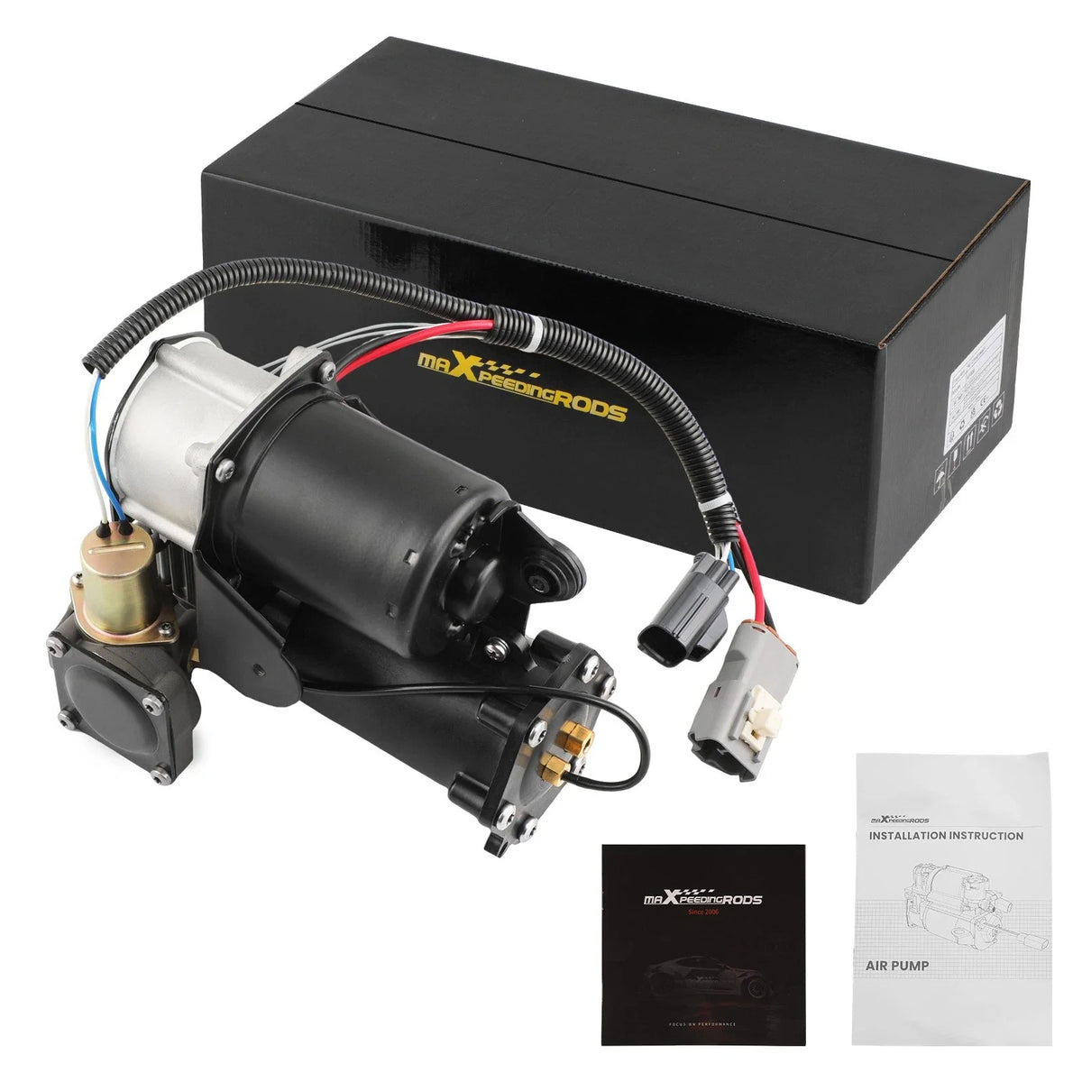 Air Suspension Compressor Pump for Land Rover LR3 (2005–2009) Range Rover (2006–2012)