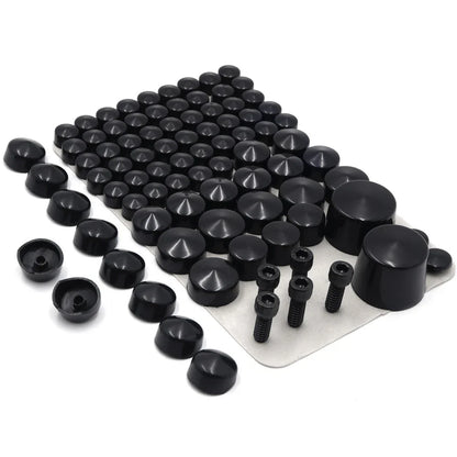 Bolts Caps for Harley Softail Twin Cam (2007–2010) Black Toppers