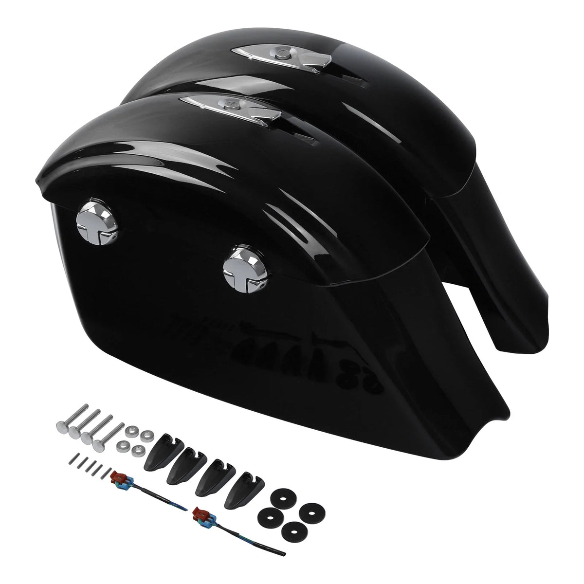 Hard Saddle Bag & Electronic Latch for Indian Chieftain 2014-2024