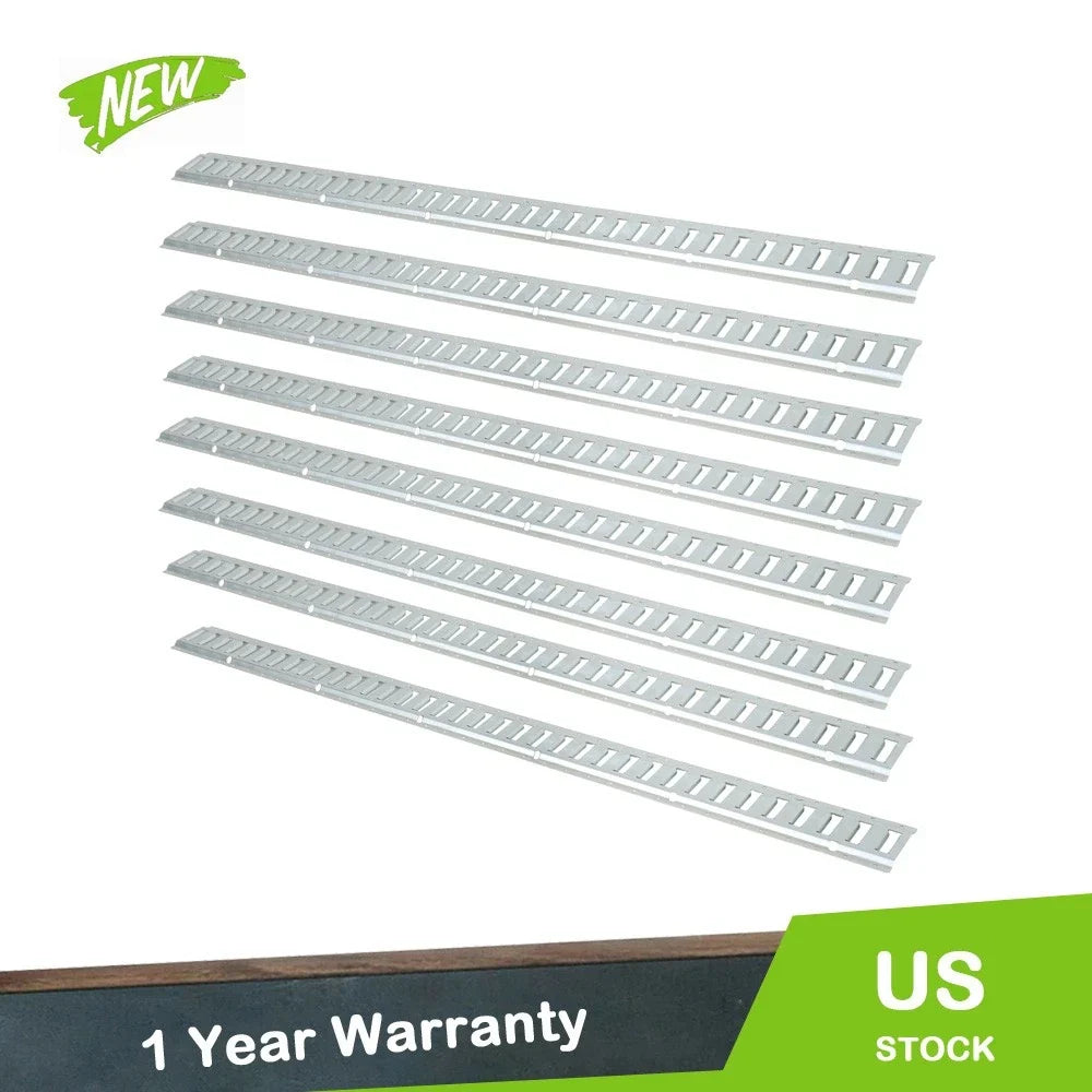 8 Pack E Track Tie Down Rail Kit for Vans Trailers (Universal Fit)