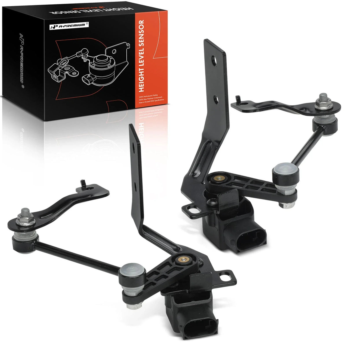 2X Front Side Ride Height Level Sensor for Kia Borrego (2009–2011)