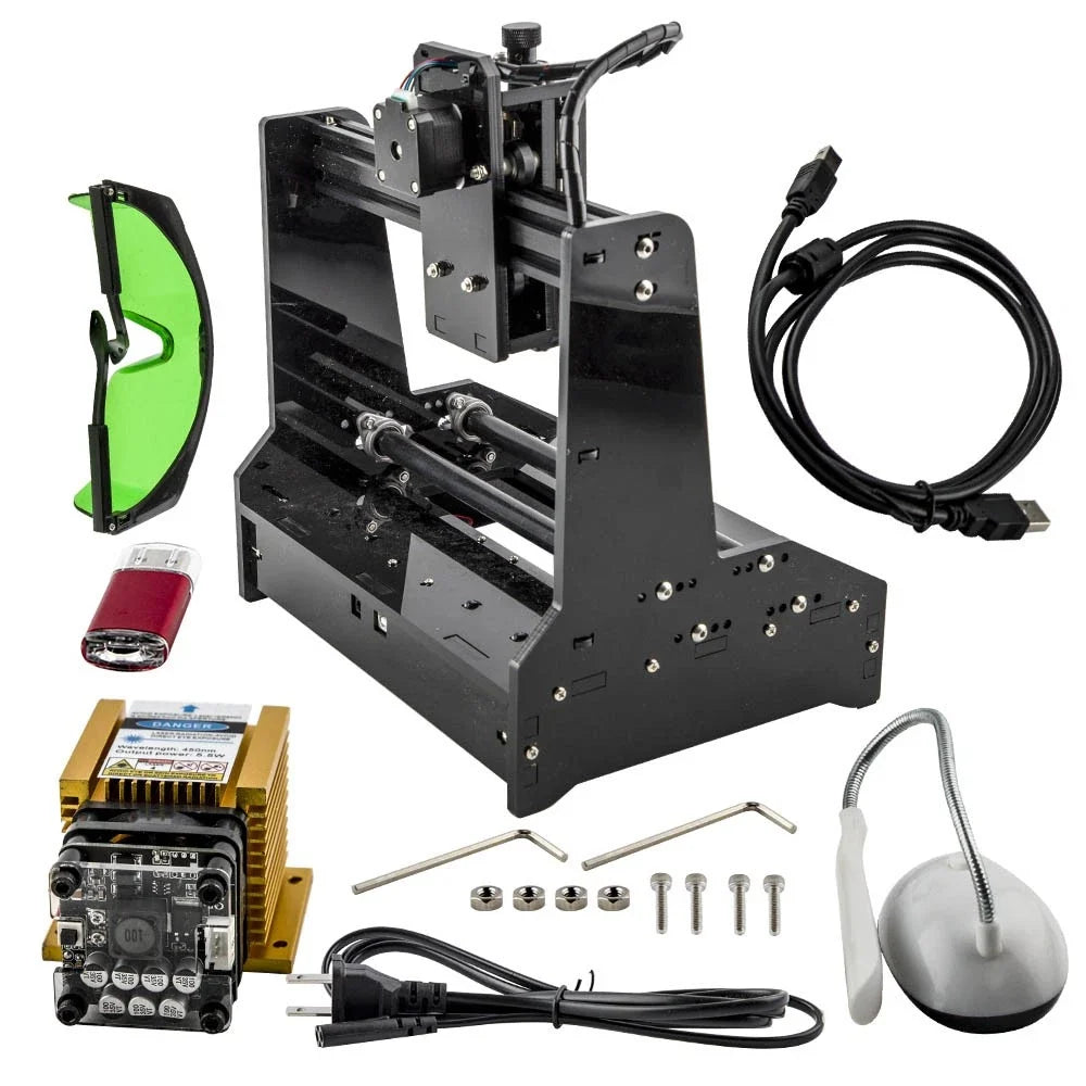 5.5W CNC Laser Engraver for Bottles, Cans & Other Cylindrical Items