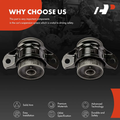 Rearward Lower Control Arm Bushings - 2X for Ford Mustang 2005-2010