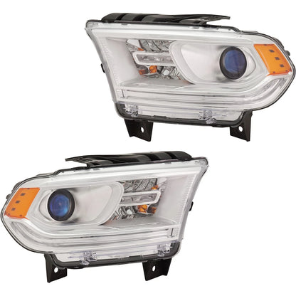 Set of 2 Headlights for Dodge Durango