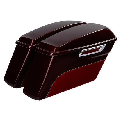 Saddlebags for Harley Street Glide (2014–Present) Mysterious Red/Velocity Red Sunglo