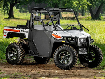 Scratch Resistant Flip Down Windshield for Bobcat UV34 (2018–2023)