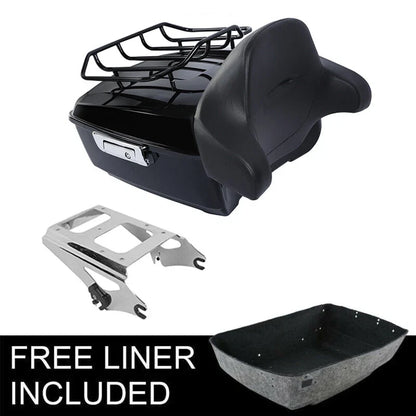 Rack Mount Backrest for Harley Road King Touring (2009–2013)