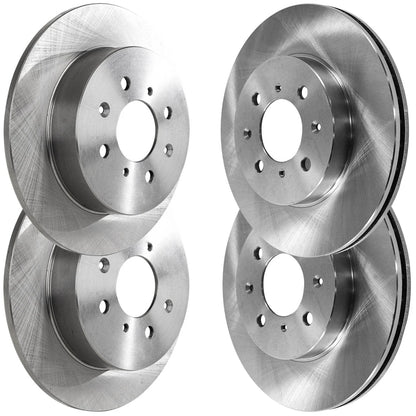 Front and Rear Disc Brake Rotors for Honda Civic Hatchback (2002–2003)