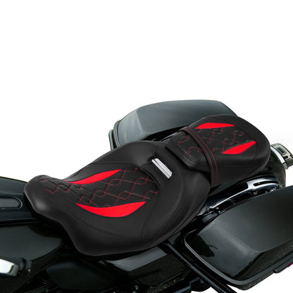 Gel Seat for Driver and Passenger Harley Touring Electra Glide (2009–2023)