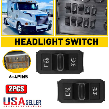Headlight Control Switch Button Pair for Columbia 2001-2011