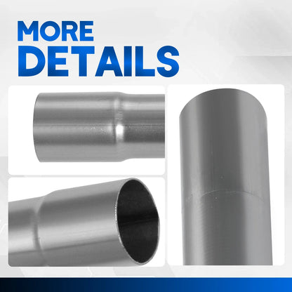 Mild Steel Exhaust Pipe Bend Kit - 3" - 8Pcs for Universal Fitment