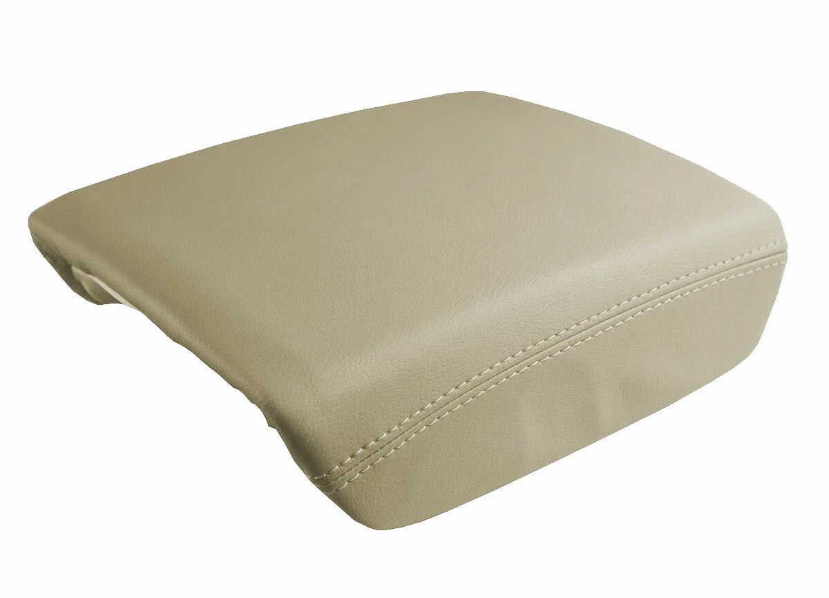 Leather Console Lid Pull Over Cover for Honda Ridgeline (2006–2014) Beige