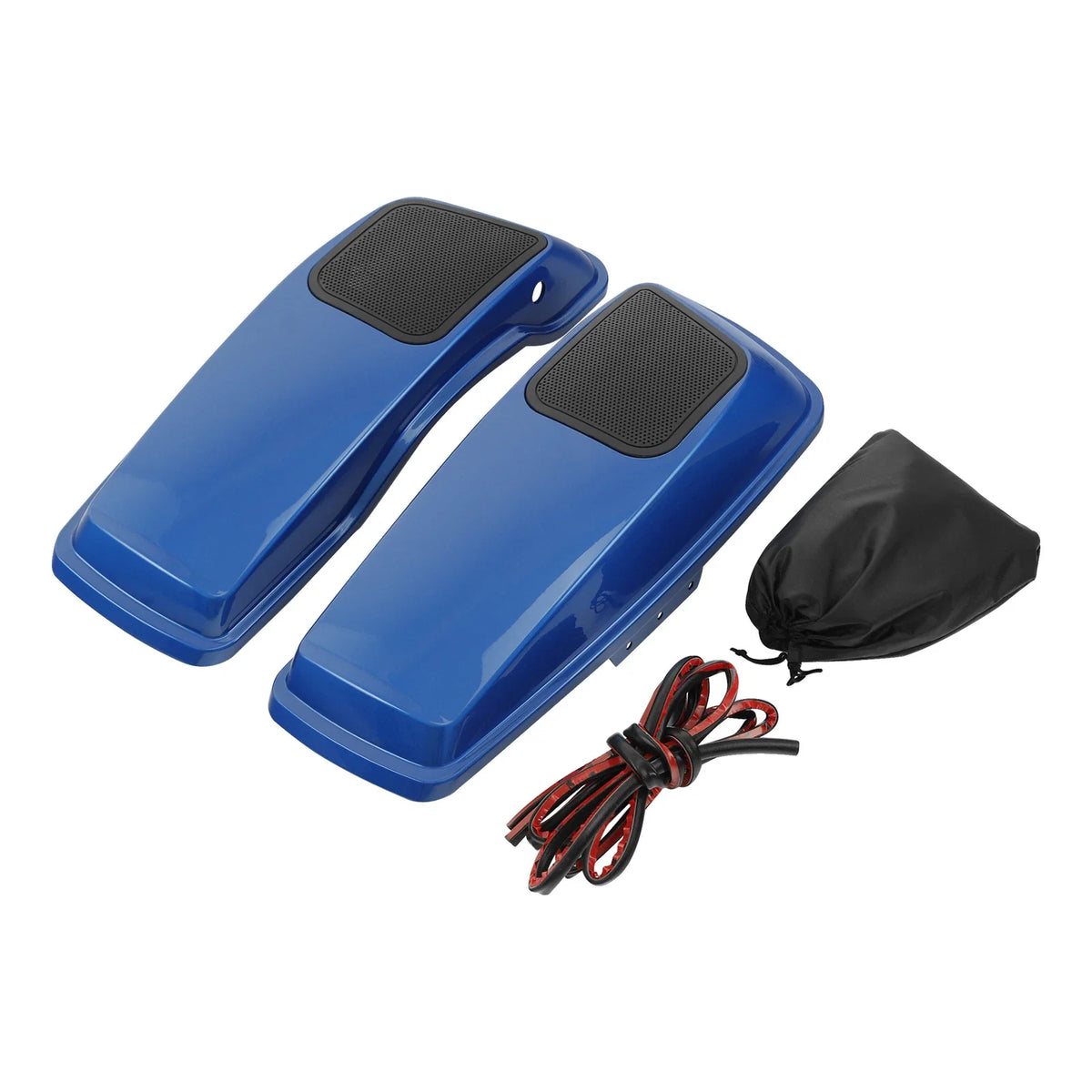 6x9" Speaker Lids - Electric Blue for Harley Road Glide 2014–2024