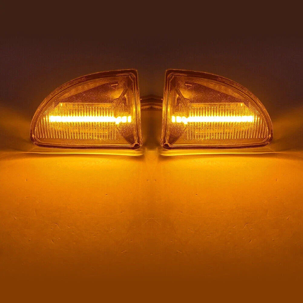 Clear LED Sequential Dynamic Side Marker Light for Smart Fortwo W451 (2007–2014)