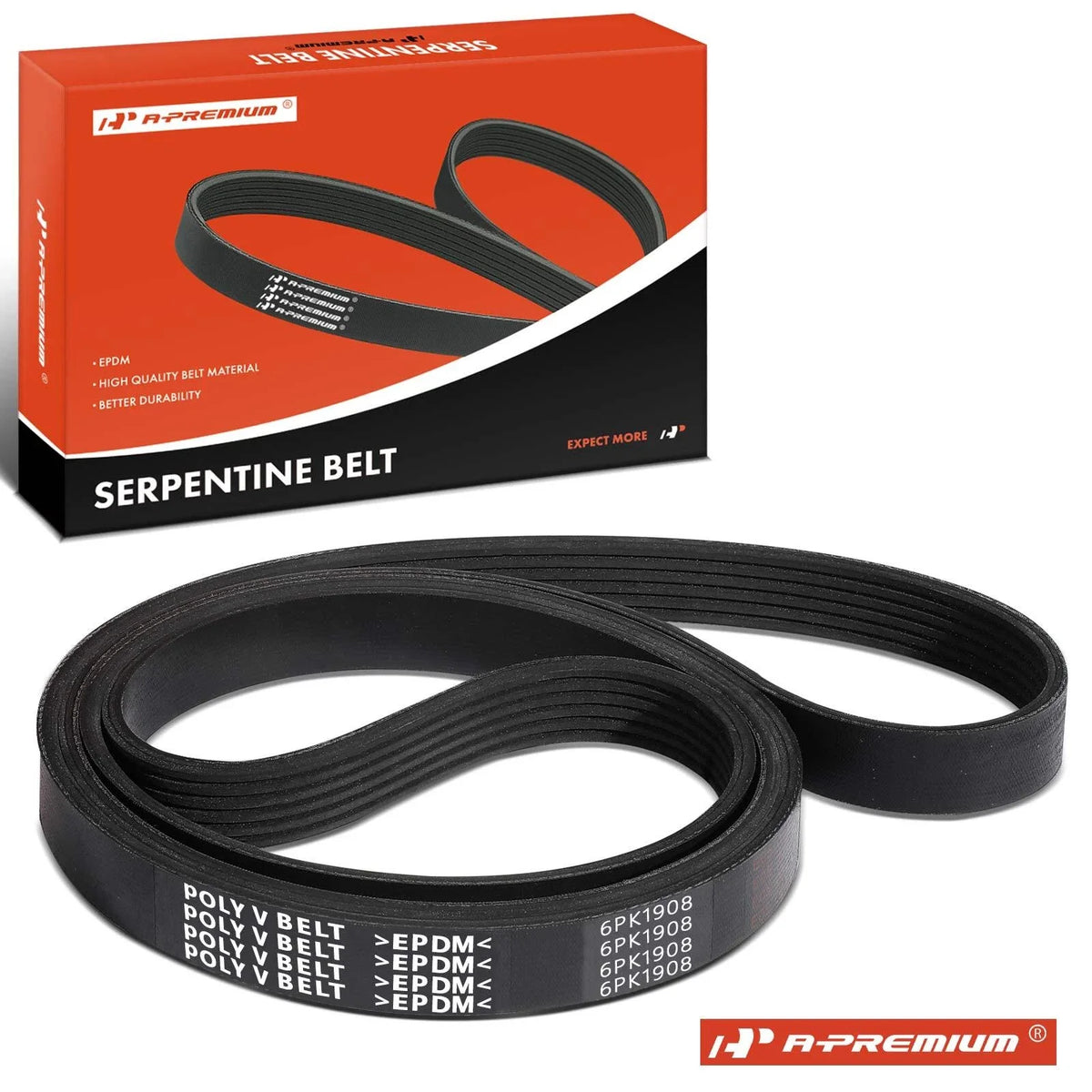 Serpentine Belt for Subaru Forester (2014–2018) and Chevy Impala (2014–2020)