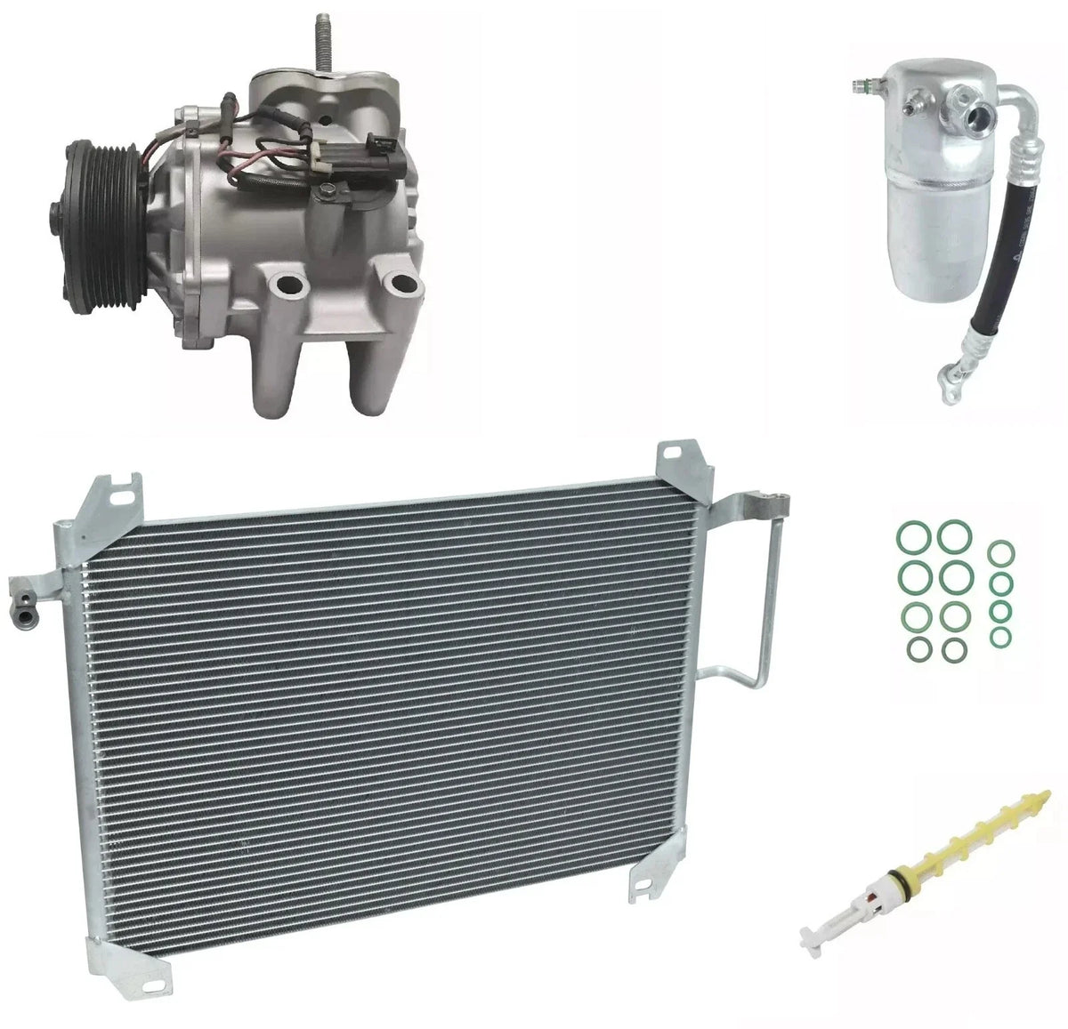 AC Compressor Kit With Condenser for GMC Envoy XL 4.2L (2004–2004)