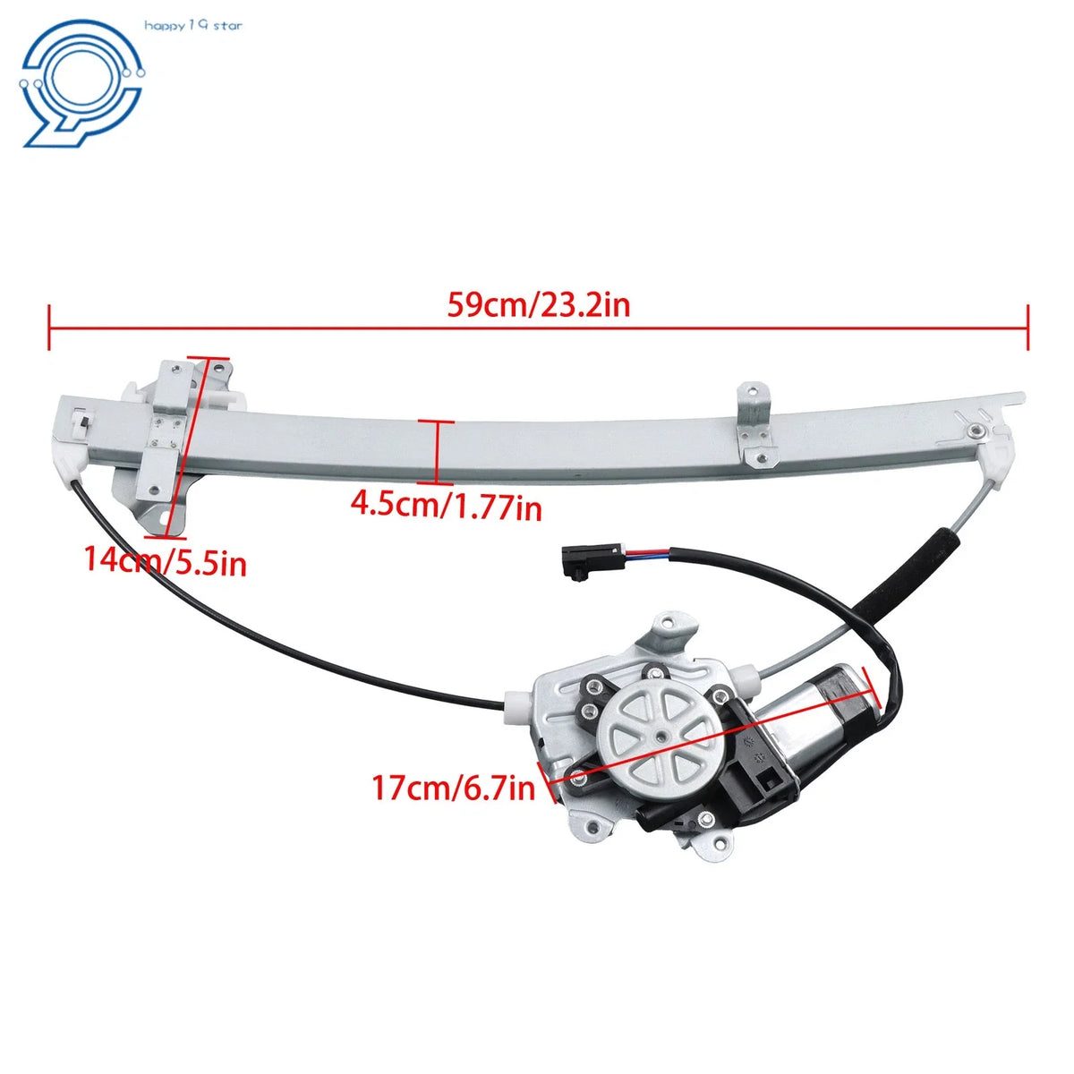 Front Left Window Regulator Assembly with Motor for Nissan Pathfinder 1996-2000
