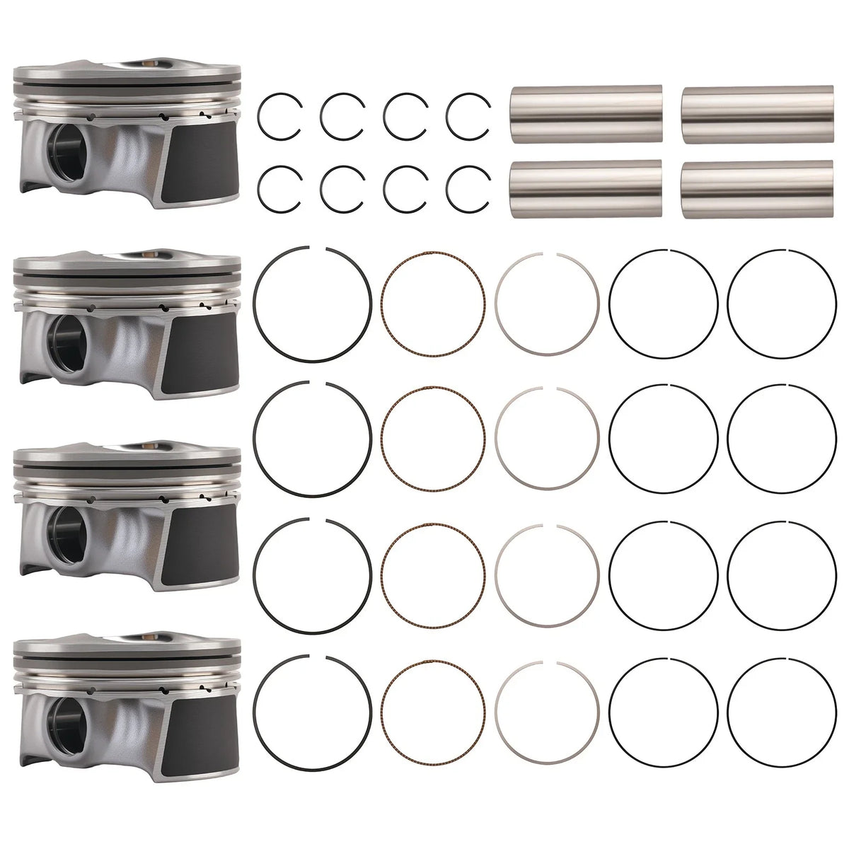 Complete Piston Set for 2.0L Elantra GT (2014-2018)