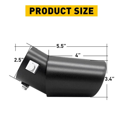 Exhaust Tip (62mm) - Universal Fit for Various Models