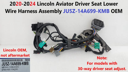 2020-2024 Lincoln Aviator Driver Seat Lower Wire Harness Assembly
