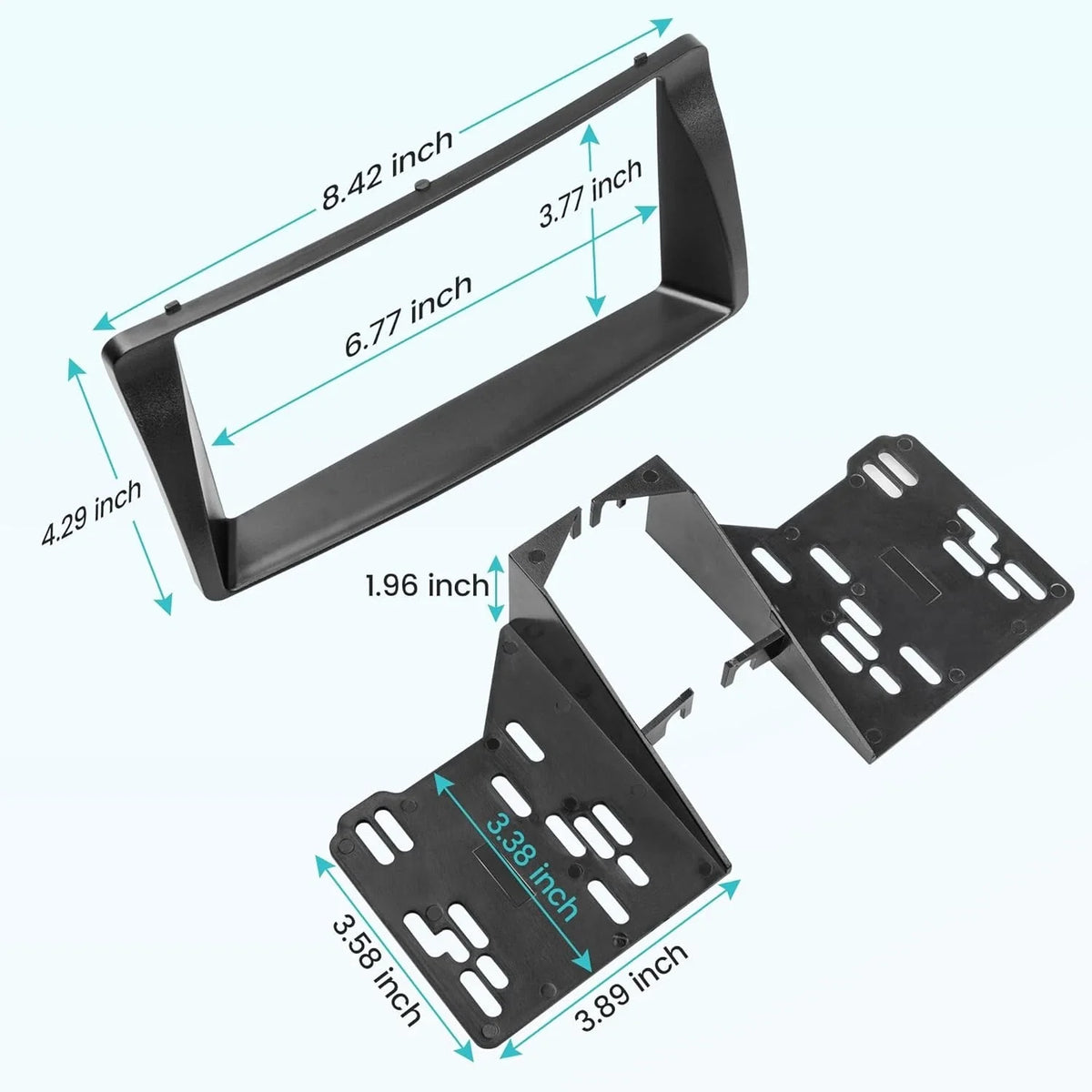 Double DIN Radio Install Kit for Toyota Corolla (2003–2008)