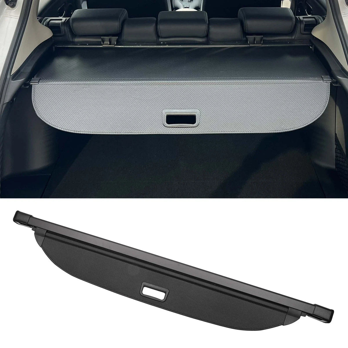 Retractable Cargo Cover for Kia Sorento (2016–2020) Black Carbon Fiber